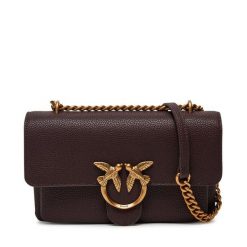 Torebka PINKO. Brązowe listonoszki damskie Pinko, bez wzorów, bez dodatków. Za 799.99 zł.
