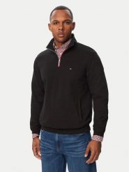 Tommy Hilfiger Bluza Tipping Terry MW0MW44943 Czarny Regular Fit. Czarne bluzy męskie Tommy Hilfiger, m, bez wzorów, z bawełny, bez ramiączek, bez kaptura. Za 569.99 zł.