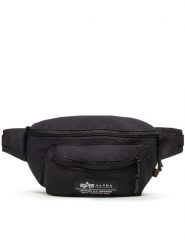 Alpha Industries Nerka Big Alpha Waist Bag 126909 Czarny. Czarne saszetki i nerki męskie Alpha Industries, bez wzorów, z materiału. Za 168.99 zł.