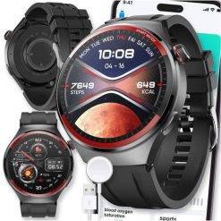 SMARTWATCH ZEGAREK WATCH ROZMOWY MENU POLSKIE PULS MĘSKI OKRĄGŁY SPORT PL MT78. Zegarki męskie Diaway, bez wzorów. Za 149.99 zł.
