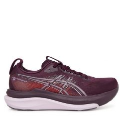 Buty do biegania Asics. Czerwone obuwie sportowe damskie Asics, bez wzorów, bez zapięcia, do biegania, asics gel kayano. Za 889.99 zł.