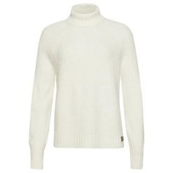 Damski sweter w prążki Superdry Essential. Białe swetry nierozpinane damskie Superdry, na zimę, bez wzorów, bez kołnierzyka, bez ramiączek. Za 292.50 zł.
