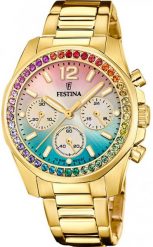 Zegarek damski Festina F20609-5 złoty. Żółte zegarki damskie Festina, złote. Za 1,662.68 zł.