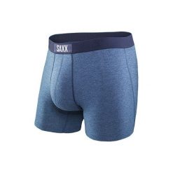 SAXX Męskie bokserki Vibe Boxer Brief Indigo (rozmiar M). Niebieskie bokserki męskie Saxx, bez wzorów. W wyprzedaży za 101.00 zł.
