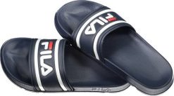 Fila FILA FOOTWEAR KLAPKI MĘSKIE NIEBIESKIE 41. Niebieskie klapki męskie Fila, bez wzorów, bez zapięcia. Za 140.80 zł.