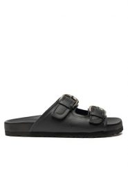 Pepe Jeans Klapki Oban Block PLS80005 Czarny. Czarne klapki damskie Pepe Jeans, bez wzorów, z jeansu, bez obcasa, bez zapięcia. Za 349.99 zł.