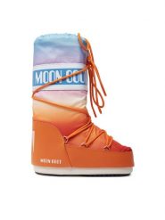 Moon Boot Śniegowce Mb Icon Sunrise 80D1402910 Pomarańczowy. Brązowe śniegowce damskie Moon Boot, z materiału, bez zapięcia. Za 809.99 zł.