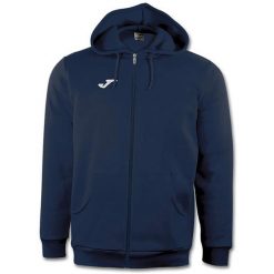 Bluza Kombi Joma Chaqueta Capucha Dorosłych. Niebieskie bluzy damskie Joma, s, bez wzorów, z materiału, sportowe, bez ramiączek, z kapturem. Za 184.99 zł.