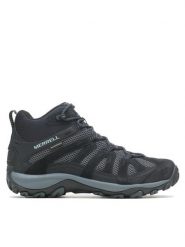 Merrell Trekkingi Alverstone 2 Mid Wp J036923 Czarny. Czarne botki męskie Merrell, bez wzorów, ze skóry, bez obcasa, bez zapięcia. Za 649.99 zł.