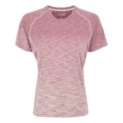 Koszulka damska Regatta Laxley II. Fioletowe bluzki damskie Regatta, bez wzorów, bez kołnierzyka, bez ramiączek. Za 178.50 zł.