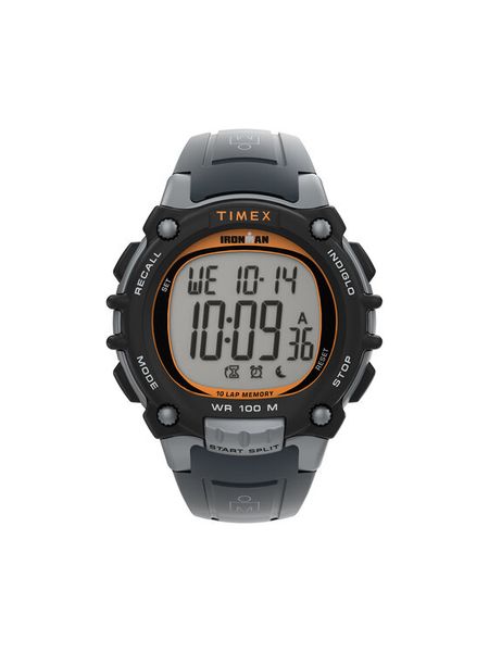 Timex Zegarek Ironman Classic TW5M64500 Czarny. Czarne, cyfrowe zegarki męskie Timex, bez wzorów. Za 299.99 zł.