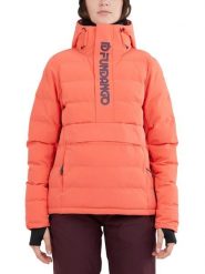 Damska kurtka narciarska Fundango Everett Padded. Czerwone kurtki sportowe damskie FUNDANGO, m, bez wzorów, z materiału, bez ramiączek, bez kaptura, narciarskie. Za 399.00 zł.