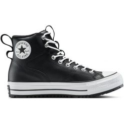 Buty sportowe Converse Chuck Taylor As Hiker Boot. Czarne buty sportowe męskie Converse, bez wzorów, ze skóry, bez zapięcia, na fitness i siłownię. Za 690.00 zł.