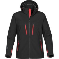 Męska Kurtka Softshell Patrol. Czarne kurtki męskie STORMTECH, m, bez wzorów, z materiału, z kapturem, trekkingowe. Za 826.99 zł.