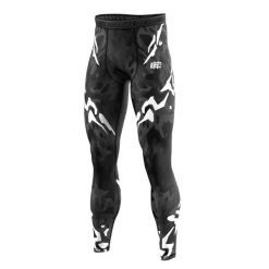 Legginsy sportowe męskie EXTREME HOBBY BLACK PANTHER. Białe bielizna sportowa męska EXTREME HOBBY, m, bez wzorów, z elastanu. Za 229.00 zł.