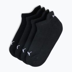 Skarpety damskie PUMA Cushioned Sneaker 2 pary. Czarne skarpetki damskie Puma, bez wzorów, z bawełny. Za 39.99 zł.