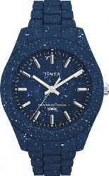 Zegarek Timex Zegarek męski Timex TW2V37400 niebieski. Niebieskie zegarki męskie Timex, bez wzorów. Za 494.00 zł.