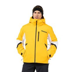 Kurtka narciarska Rossignol Ciastel. Żółte kurtki sportowe męskie Rossignol, na zimę, m, bez wzorów, bez kaptura, narciarskie. Za 2,317.00 zł.