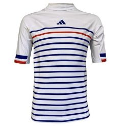 Rashguard adidas. Białe stroje kąpielowe damskie Adidas, bez wzorów, z lycry. Za 274.50 zł.