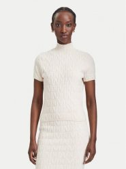 Marciano Guess Sweter G6BR10 Z1550 Beżowy jasny Regular Fit. Brązowe swetry nierozpinane damskie Marciano Guess, xs, z aplikacjami, z syntetyku, bez kołnierzyka, bez ramiączek. Za 429.99 zł.
