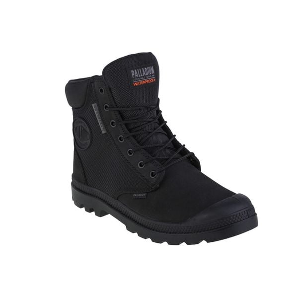 Buty sportowe Sneakersy unisex, Palladium Pampa Sc Wpn U-s. Czarne obuwie sportowe damskie Palladium, bez wzorów, bez zapięcia, trekkingowe. Za 742.00 zł.