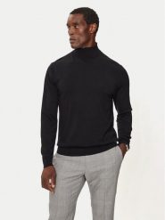 Pierre Cardin Golf C5 50703.5037 Czarny Regular Fit. Czarne swetry męskie Pierre Cardin, m, bez wzorów, z wełny, bez kołnierzyka, bez ramiączek. Za 349.99 zł.