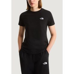 Koszulka crop top Kobieta W EVOLUTION SIMPLE DOME. Czarne bluzki damskie The North Face, bez wzorów, z bawełny, bez kołnierzyka, bez ramiączek. Za 151.60 zł.