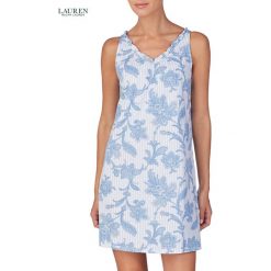 Koszula nocna Lauren Ralph Lauren 21704. Koszule nocne damskie LAUREN by Ralph Lauren, bez wzorów, bez ramiączek. Za 275.00 zł.