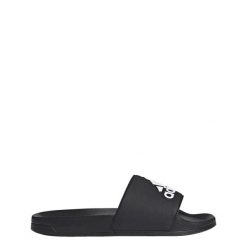 Klapki męskie basenowe Adidas ADILETTE. Białe klapki męskie Adidas, bez wzorów, z materiału, bez zapięcia. Za 111.99 zł.