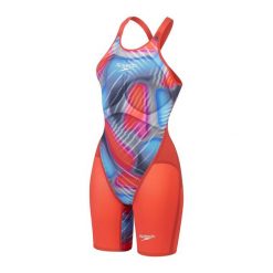 Strój kąpielowy startowy damski Speedo Lzr Valor 2.0 Openback. Czerwone stroje kąpielowe damskie Speedo, s, bez wzorów. Za 1,899.99 zł.