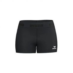 Obcisłe legginsy Erima T&F w kolorze czarnym. Czarne legginsy damskie Erima, bez wzorów, z elastanu. Za 150.00 zł.