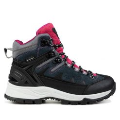 Buty damskie sportowe zimowe Icepeak WYNNE MS. Czarne obuwie trekkingowe damskie Icepeak, z gumy, przed kolano, bez zapięcia. Za 239.00 zł.