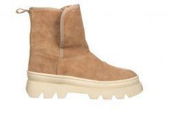 Botki Bayla-161 031 Jordy 001 Srt 81 Agatha Camel Suede 161657, Beżowy, Skóra naturalna - 36. Brązowe botki damskie Bayla, na zimę, bez wzorów, z gumy, eleganckie, z okrągłym noskiem, za kostkę, bez obcasa, bez zapięcia. W wyprzedaży za 249.00 zł.