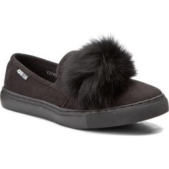 Tenisówki BIG STAR - Y274543 Black. Czarne trampki i tenisówki damskie BIG STAR, bez wzorów, z gumy, bez zapięcia. W wyprzedaży za 59.00 zł.