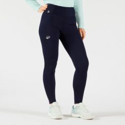 Legginsy tenisowe damskie Artengo Dry Hip Ball. Czarne legginsy damskie KUIKMA, bez wzorów, z elastanu. Za 119.99 zł.