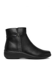 Clara Barson Botki CEO-LM3C9626-01 Czarny. Czarne botki damskie Clara Barson, bez wzorów, z materiału, bez obcasa, na płaskiej podeszwie, bez zapięcia. Za 119.99 zł.