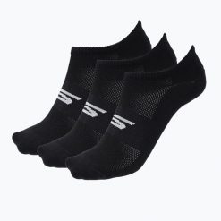 Skarpety męskie SKECHERS Microfiber Non Terry No Show 3. Czarne skarpety męskie Skechers, z aplikacjami, z elastanu. Za 52.99 zł.