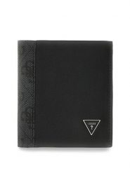 Guess Portfel Sindey SMSYCPLEA22 Czarny. Czarne portfele męskie Guess, z aplikacjami, ze skóry. Za 264.99 zł.