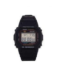 G-Shock Zegarek DW-5600RL-1ER Czarny. Czarne, cyfrowe zegarki męskie G-Shock, bez wzorów. Za 469.99 zł.