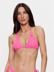 Guess Góra od bikini E3GJ35 MC03P Różowy. Czerwone bikini Guess, z aplikacjami, z syntetyku. Za 309.99 zł.