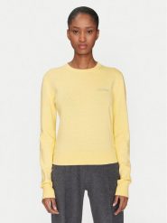 2NDDAY Sweter Lance 2252340408 Żółty Regular Fit. Żółte swetry nierozpinane damskie 2NDDAY, s, bez wzorów, z bawełny, bez kołnierzyka, bez ramiączek. Za 259.99 zł.