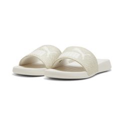 Klapki unisex Popcat 2.0 Animal Fever PUMA. Białe klapki damskie Puma, na lato, bez wzorów, z syntetyku, sportowe, bez obcasa, bez zapięcia. W wyprzedaży za 89.00 zł.