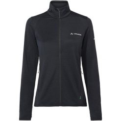 Kurtka polarowa damska Scopi II. Czarne kurtki sportowe damskie Vaude, na zimę, s, bez wzorów, z hardshellu, bez ramiączek, bez kaptura, trekkingowe. Za 464.85 zł.
