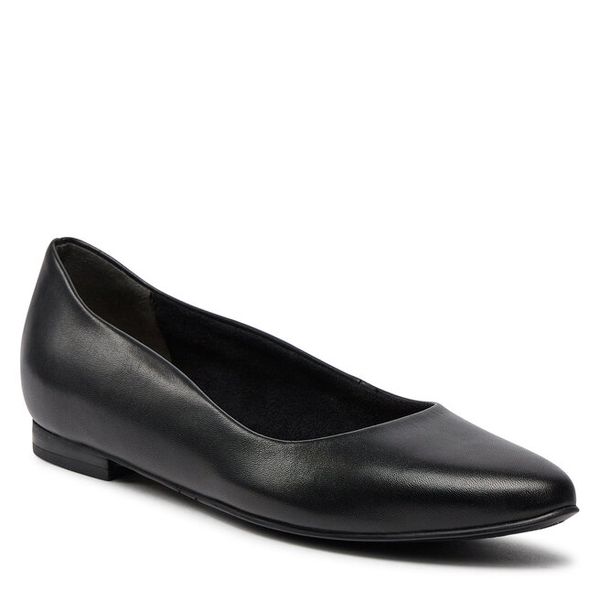 Baleriny Tamaris. Czarne balerinki damskie Tamaris, bez wzorów, bez obcasa, bez zapięcia. Za 239.99 zł.