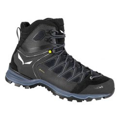 Buty Trekkingowe Męskie Salewa Mtn Trainer Lite Mid Gtx. Czarne trekkingi męskie Salewa, na zimę, bez zapięcia. W wyprzedaży za 699.00 zł.
