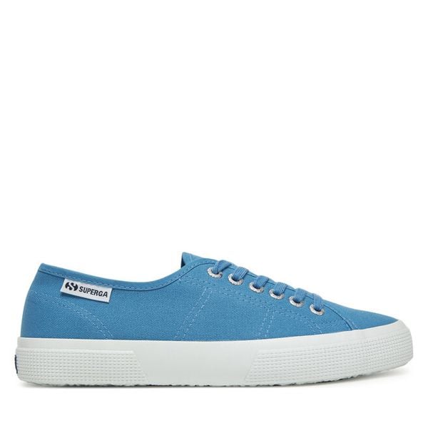 Tenisówki Superga. Niebieskie trampki i tenisówki damskie Superga, bez wzorów, bez zapięcia. Za 149.99 zł.