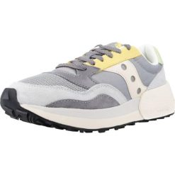 Buty SAUCONY JAZZ NXT Szary. Szare obuwie trekkingowe damskie Saucony, ze skóry, bez zapięcia. Za 342.99 zł.