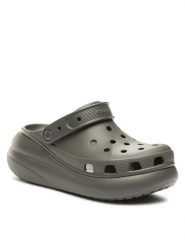 Klapki Crocs. Czarne klapki damskie Crocs, bez wzorów, bez obcasa, bez zapięcia. Za 249.99 zł.