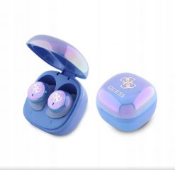 Guess 4G Logo Mini Tws Wireless Earphones Niebieskie. Niebieskie słuchawki bezprzewodowe Guess. Za 187.59 zł.