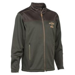 Kurtka PERCUSSION Wild Boar Republic. Zielone kurtki męskie PERCUSSION, bez wzorów, sportowe, bez kaptura. Za 292.00 zł.